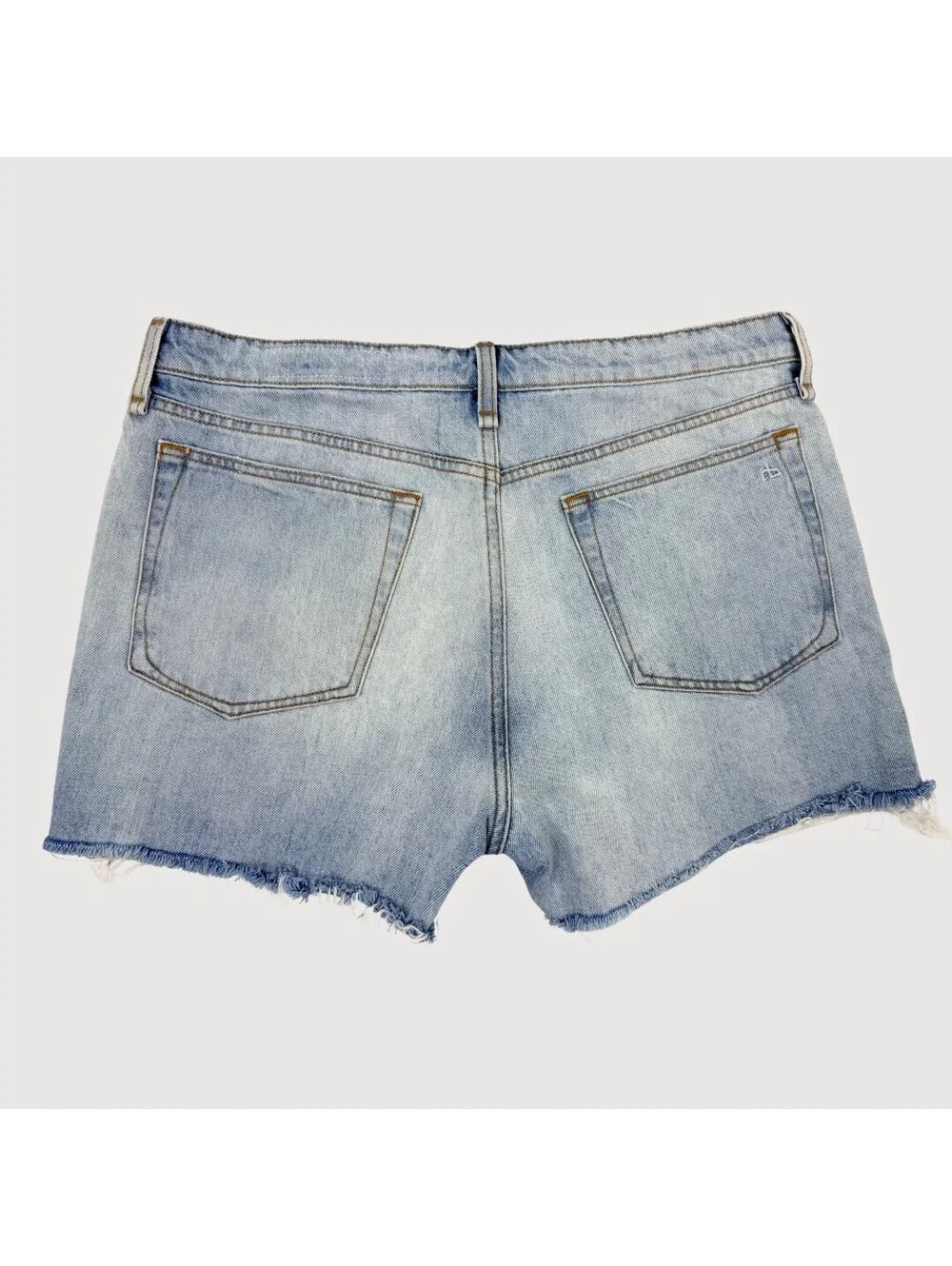 Rag & Bone Dre Low Rise Denim Shorts Jade Wash 31 - Picture 3 of 9